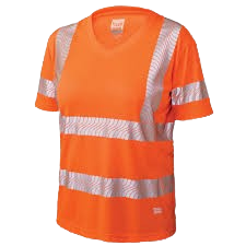Women's Poly Short Sleeve Safety Tee